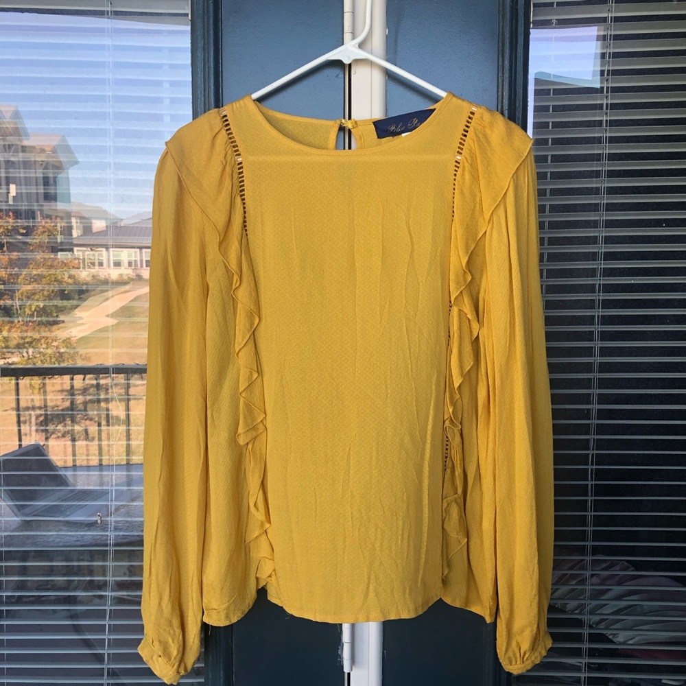 Francescas ruffled shirt